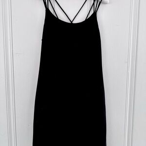 Vintage Moda International Black Formal Midi Dress